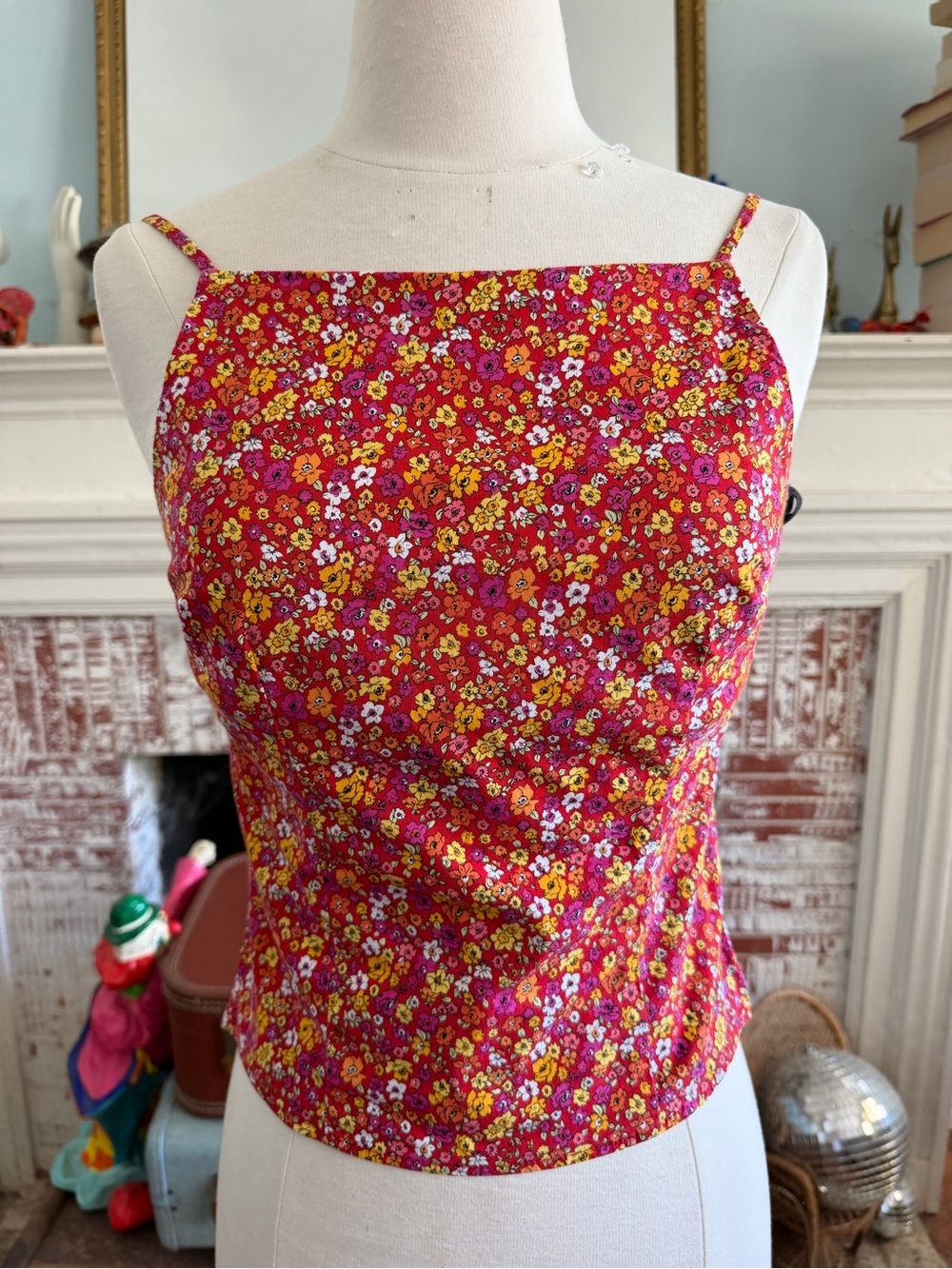 Vintage XOXO floral top